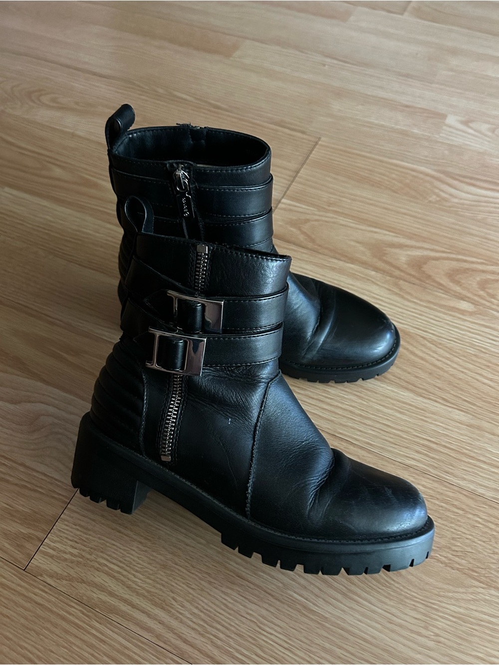 Blondo Black Leather Mable Waterproof Boots Women’s 6M